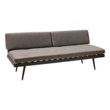 Rio Lounge Sofa 2 teilig anthrazit und grau Aluminium pulverbeschichtet mit allen Polstern