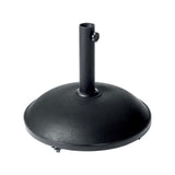 Cinas Basic parasol base round 50kg concrete powder-coated in black