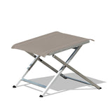 Alzette adjustable footstool and stool stainless steel with Batyline