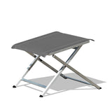 Alzette adjustable footstool and stool stainless steel with Batyline