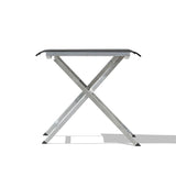 Alzette adjustable footstool and stool stainless steel with Batyline