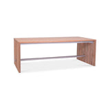 Clio Esstisch 200 x 100 x 75 cm Recycling Teak gebürstet und Edelstahl