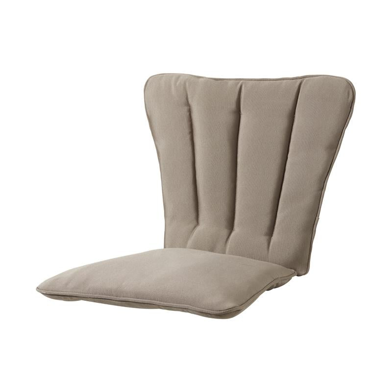 Ellen stacking chair cushion seat and back - TAUPE 83 x 51 cm, 4 cm thick