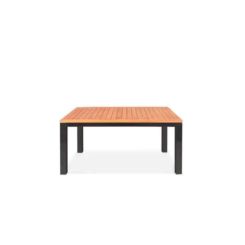 Florence aluminum front extension table 230/160x100x77 cm Certified Teak GRADE A with aluminum frame