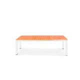 Florence aluminum front extension table 230/160x100x77 cm Certified Teak GRADE A with aluminum frame