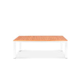 Florence aluminum front extension table 310/210x100x77 cm Certified Teak GRADE A with aluminum frame