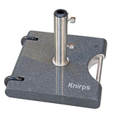 Knirps Oasis Trolley granite base 50 KG highly polished with stainless steel tube and 2 wheels