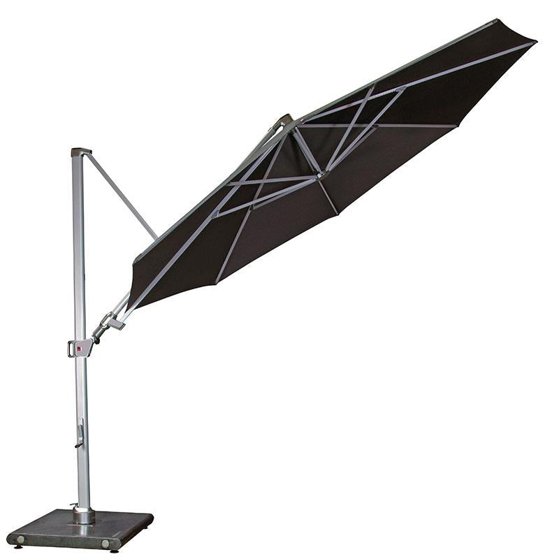 Parasol pendulaire Knirps d'environ 340 cm avec réglage en hauteur