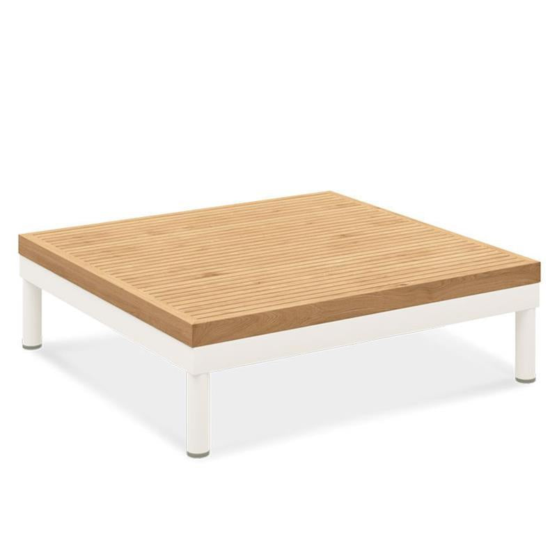 Lisse Beistelltisch Teak mit Aluminium