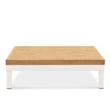 Lisse side table teak with aluminum