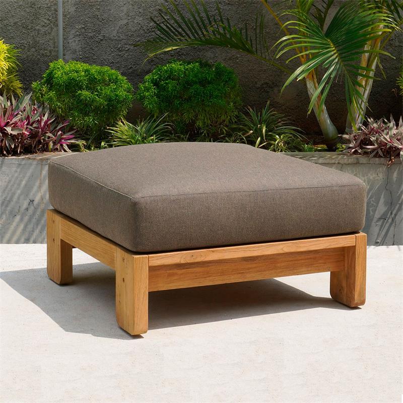 Rae Sofa Ottoman/Stool 75 x 75 x 39 cm - Recycled Teak