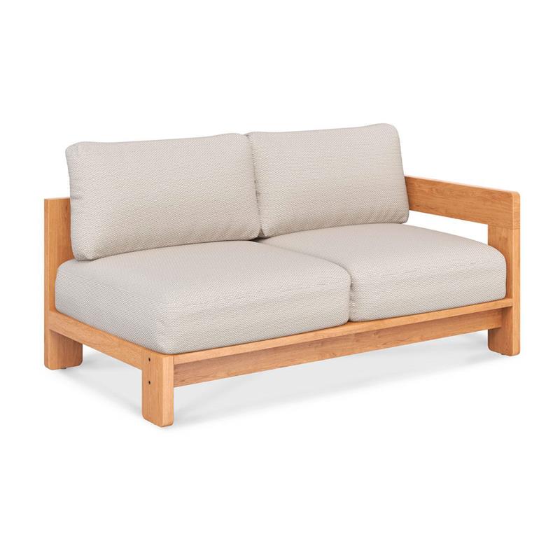 Rae Sofa side module left 154 x 88 x 63.5 cm - Recycled Teak