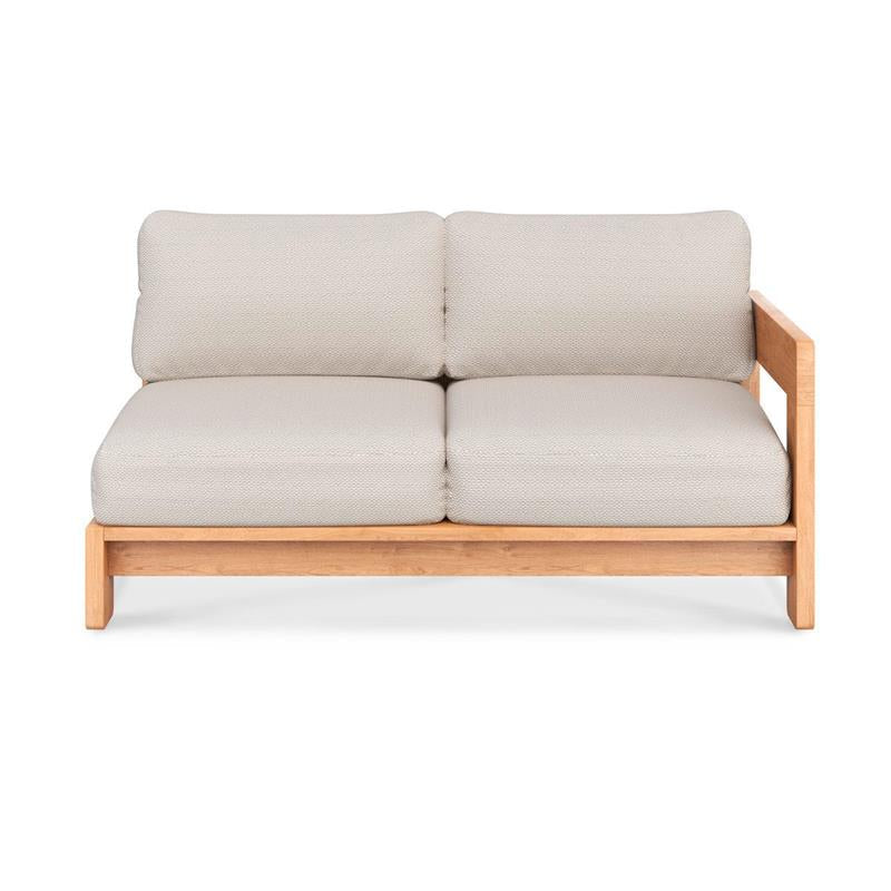 Rae Sofa side module left 154 x 88 x 63.5 cm - Recycled Teak