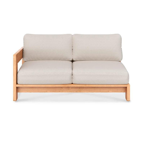 Rae Sofa side module right 154 x 88 x 63.5 cm - Recycled Teak