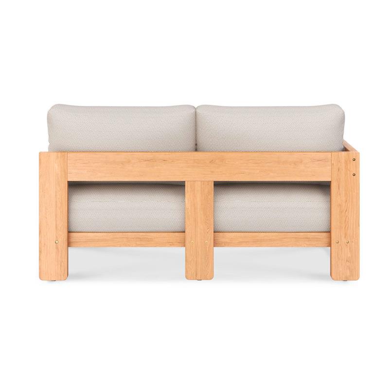 Rae Sofa side module right 154 x 88 x 63.5 cm - Recycled Teak