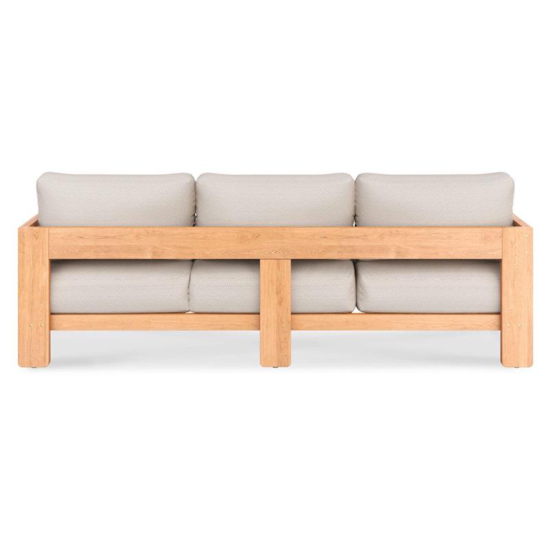 Rae Sofa 3-Sitzer  230 x 88  x 63,5 cm - Recycled Teakholz