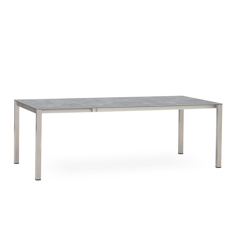 Marikk rotating front extension table 220/160x99.5 cm ceramic top with stainless steel frame