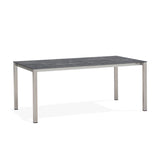 Marikk rotating front extension table 240/180x99.5 cm ceramic top with stainless steel frame