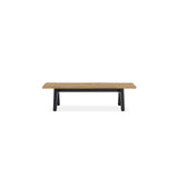 Stor tree edge bench 180 x 43-47 x 45 cm teak with aluminum or teak frame