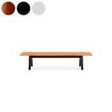 Stor tree edge bench 220 x 43-47 x 45 cm teak with aluminum or teak frame