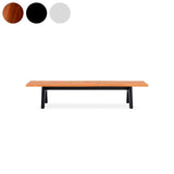 Stor tree edge bench 240 x 43-47 x 45 cm teak with aluminum or teak frame