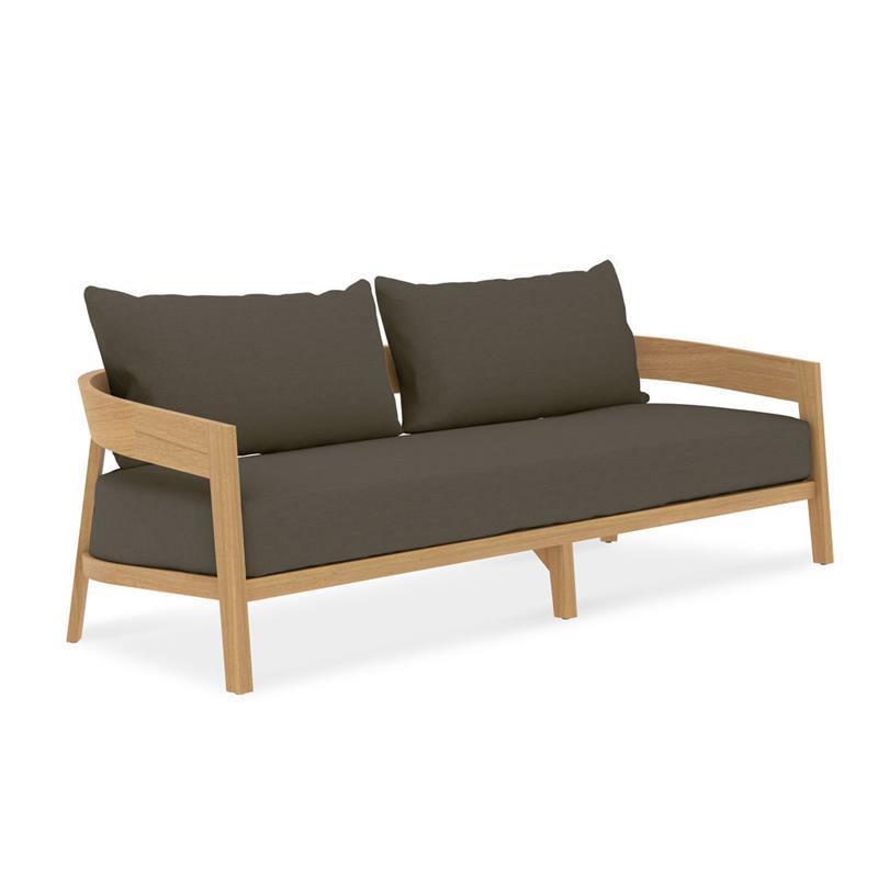 Vento Teak Sofa 3 Seater 240 x 86.3 x 67 cm