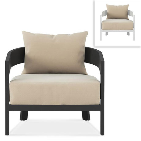 Vento Aluminium Armchair 1 Seater 80 x 83.7 x 66 cm