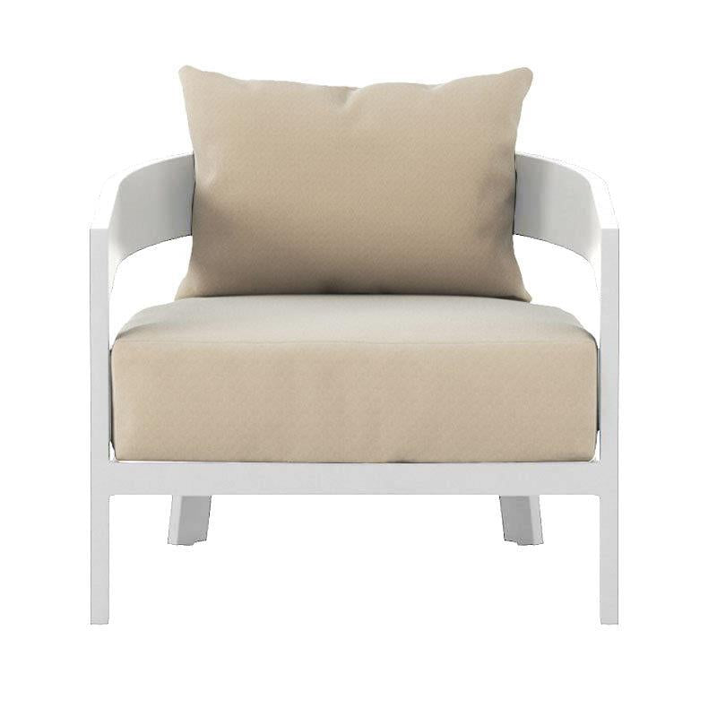 Fauteuil Vento aluminium 1 place 80 x 83,7 x 66 cm