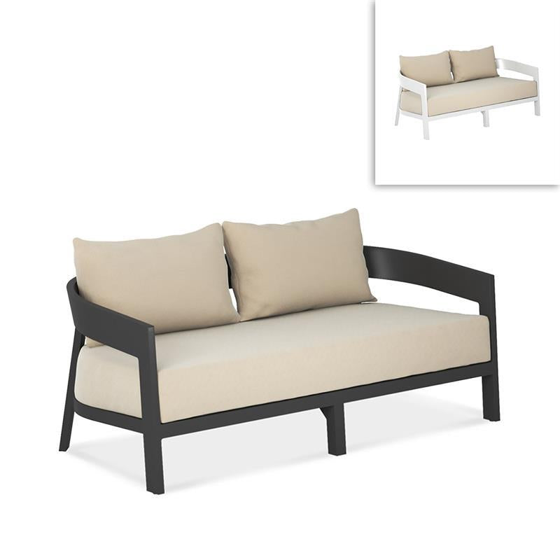 Vento Aluminium Sofa 2 Sitzer  175 x 86,3 x 67 cm