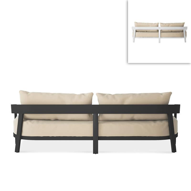 Vento Aluminium Sofa 3 Sitzer  240 x 86,3 x 67 cm