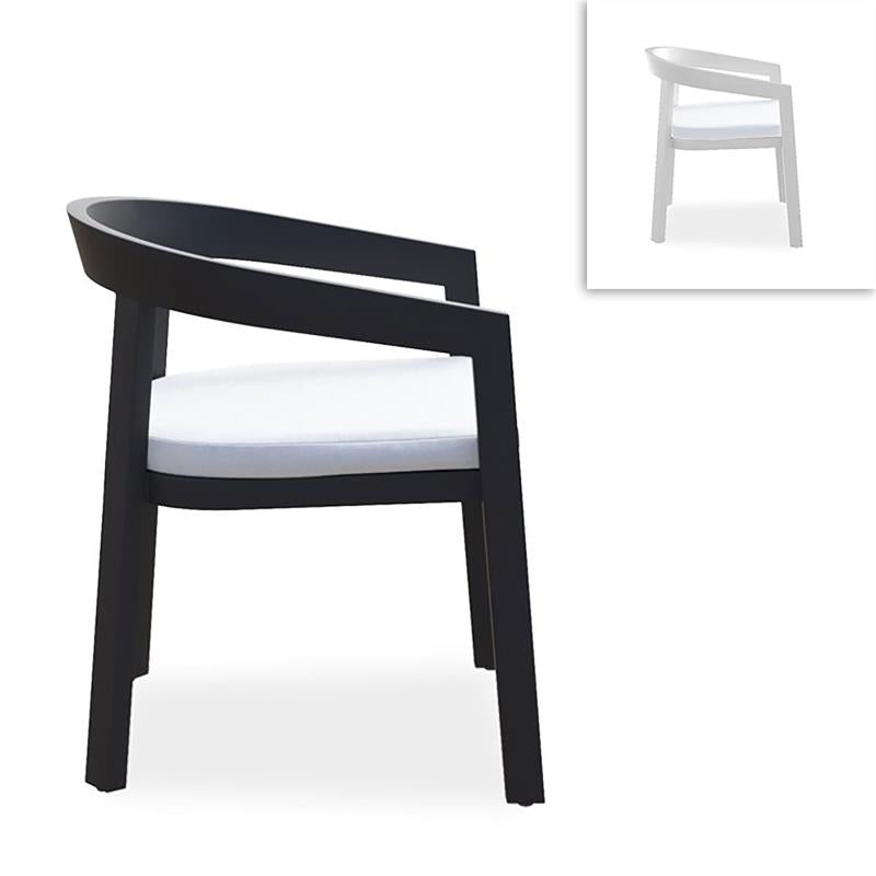 Vento aluminum dining chair 55 x 65 x 73 cm