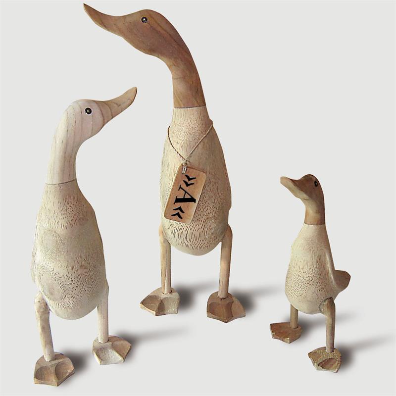 Canards lot de 3 « Amélie » « Angelina » « Anna » beige-marron debout sans chaussures