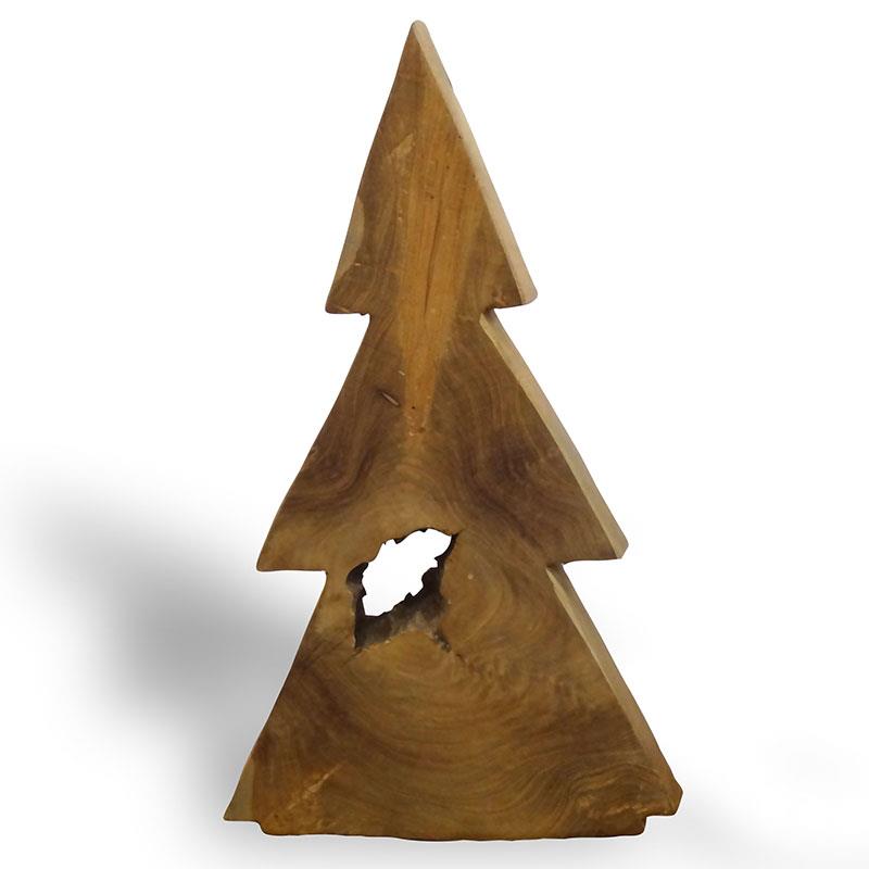 Teak Christmas tree large - approx. 36 cm high