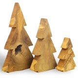 Teak Christmas tree large - approx. 36 cm high