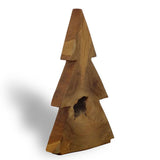 Teak Christmas tree large - approx. 36 cm high