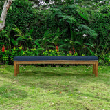 Bench cushion for bench without backrest 214x40 cm Nagata