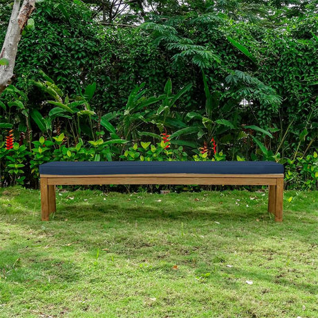 Bench cushion for bench without backrest 214x40 cm SunProof