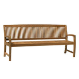 Banc de jardin Comforteck 200 cm - teck certifié GRADE A