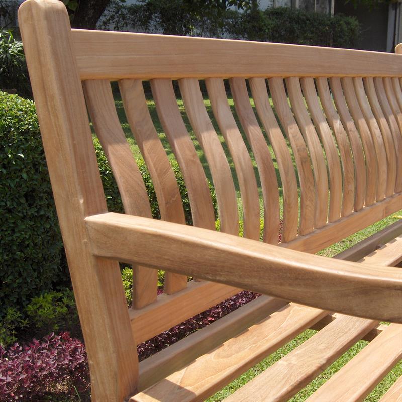 Banc de jardin Florida Classic 130 cm - Teck certifié GRADE A