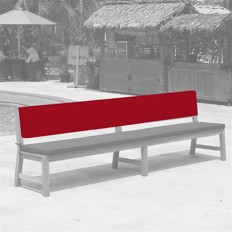 Dusun back cushion for 300 cm bench without armrest 300x43 cm Nagata