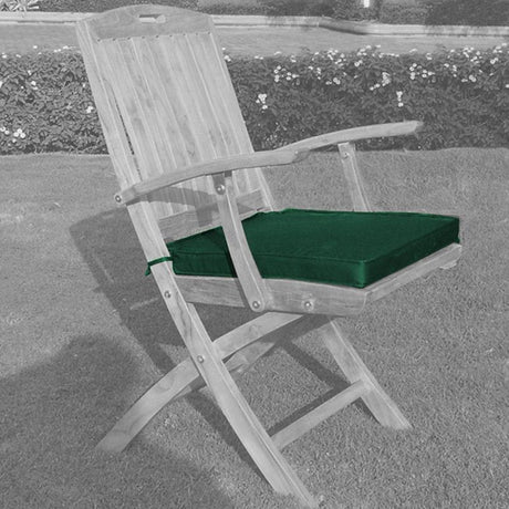 Seat cushion folding chair 45 x 40 cm SunProof for Comforteck, Denver, Trent folding chair