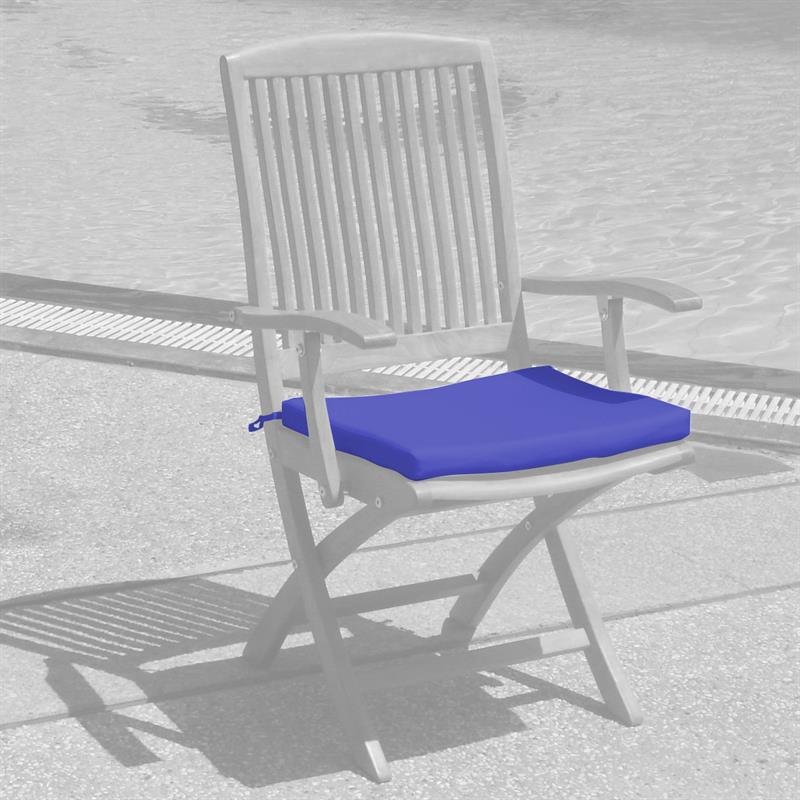 Seat cushion folding chair 45 x 40 cm SunProof for Comforteck, Denver, Trent folding chair