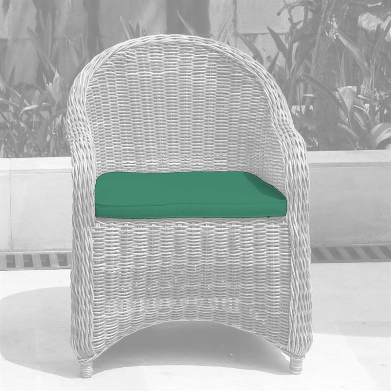 Seat cushion for Monaco armchair with round or square backrest - Nagata