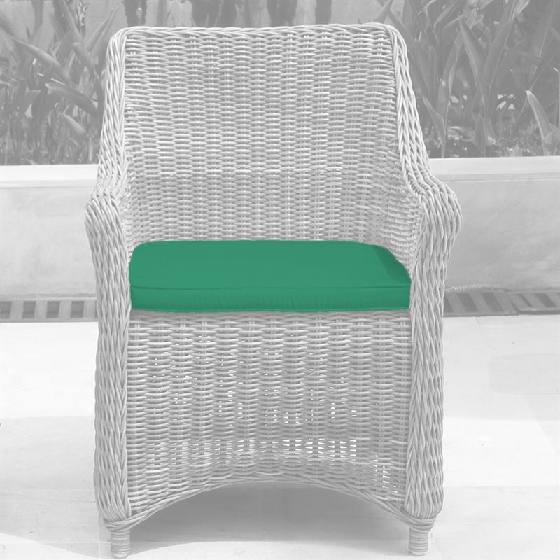 Monaco seat cushion for Nagata armchair with square backrest