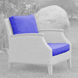 Fauteuil rembourré Stokeham 1 place Rembourrage d'assise et de dossier en 2 parties SunProof