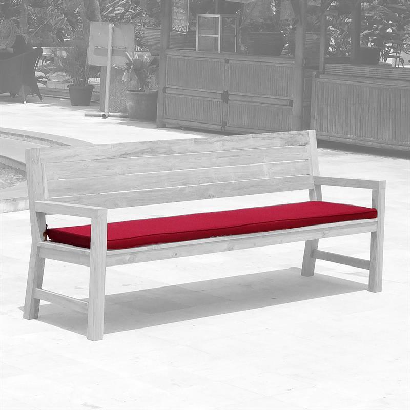 Dusun bench cushion for 212 cm bench with armrest 200 x 49 cm Nagata