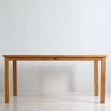 Briston dining table 165 x 100 x 76cm certified teak Grade A with 6x6 cm table legs