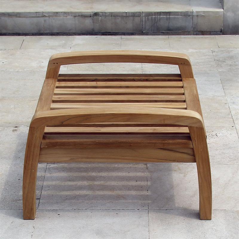 Corona Hocker/Fußschemel 66,5 x 72 x 40 cm -  Zertifiziertes Teakholz GRADE A