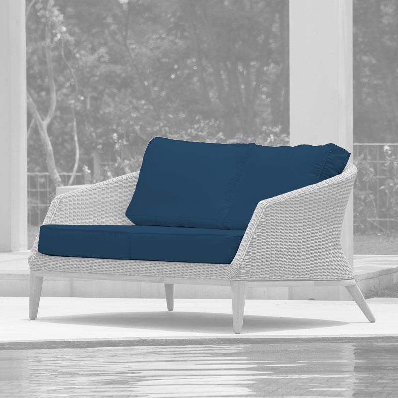 Auflagenset für Grace 2-Sitzer Sofa Sitz- u. Rückenkissen Sunproof 4-teilig