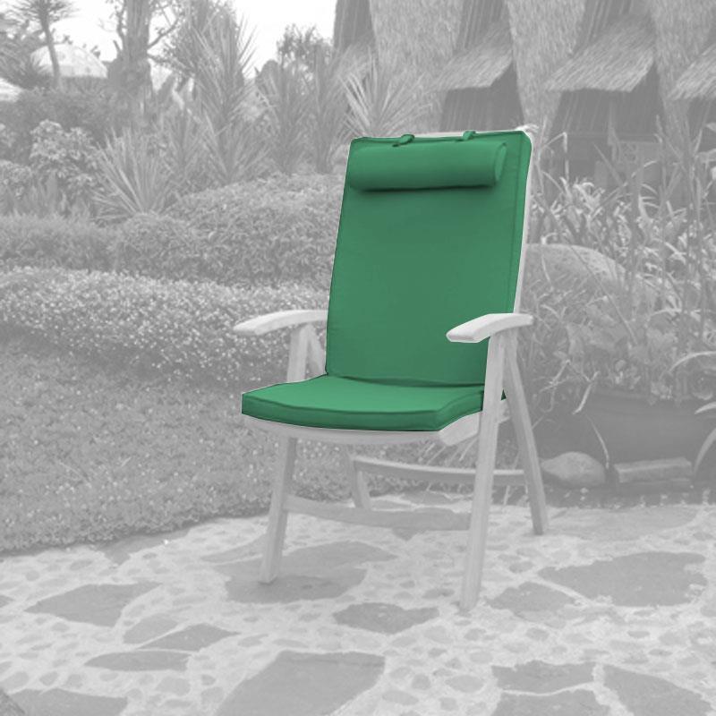 Cushion for Trent High Back Chair XL 125 cm Prestige 77/48 x 49 cm Sunproof for 82cm backrest